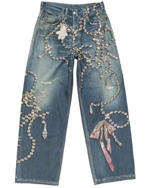 Acne Studios Loose-Fit Jeans - Azul