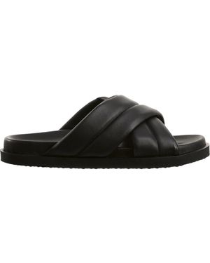 Högl Schoenen ,Zwart ,Zwarte Pantoffels Voor Vrouwen