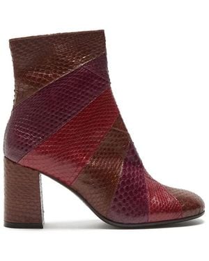 Maliparmi Heeled Boots - Purple