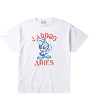 Aries T-Shirts - Blanco