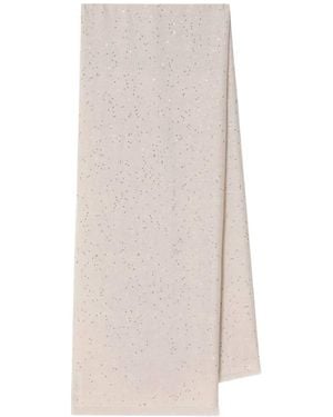 Brunello Cucinelli Luxe Sjaal Collectie - Naturel