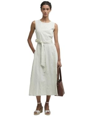 Barbour Midi Dresses - Blanco
