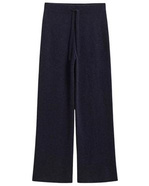 GANT Wool Cashmere Knit Pants - Blau