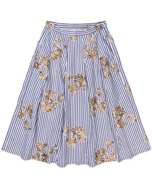 Munthe Midi Skirts - Azul