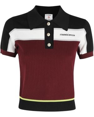 CASABLANCA Polo Shirts - Red