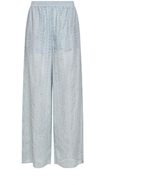 Fendi Wide Pants - Blue