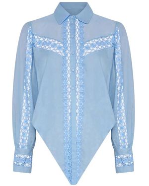 Charo Ruiz Blouses - Blauw