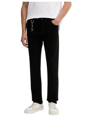 Paul & Shark Jeans ,Zwart ,Denim Stretch Denim Jeans