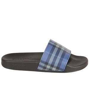 Burberry Sliders - Blue