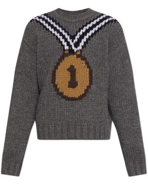 DSquared² Wollpullover - Grau