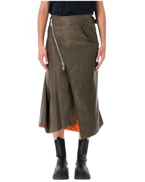 Sacai Midi Skirts - Groen