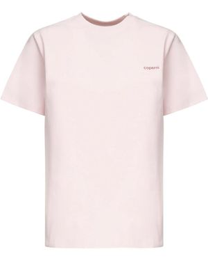 Coperni Tops ,Roze ,Katoen Katoenen T-Shirts En Polos