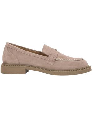 ESTRO Schoenen ,Leer Penny Loafers - Grijs