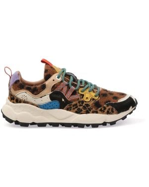 Flower Mountain Trainers - Brown
