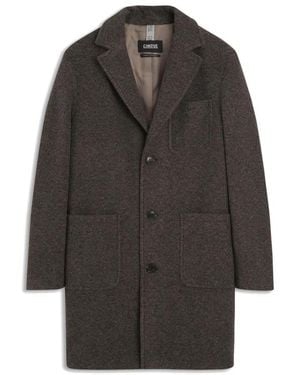 Cinque Single-Breasted Coats - Nero