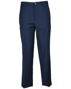 BRIGLIA Wide Trousers - Blue