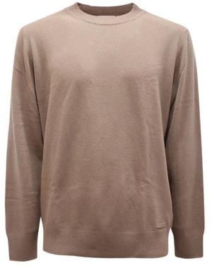Brooksfield Round-Neck Knitwear - Brown