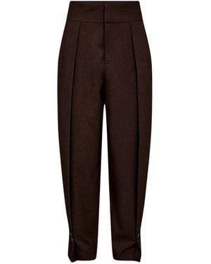 Haute L'Amitié Evita Crop Harem Pant - Bruin