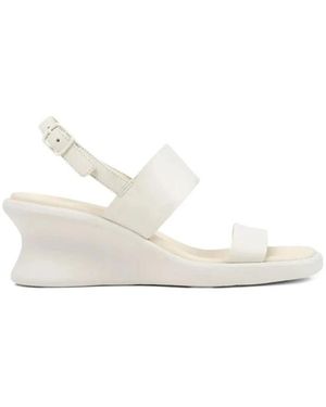 Camper Schoenen ,Wit ,Leer Louise Sandaal