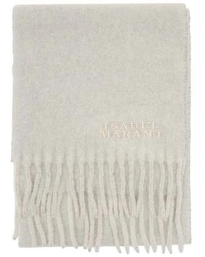 Isabel Marant Accessoires ,Grijs ,Scarves - Wit