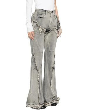 Rick Owens Wide Jeans - Grijs