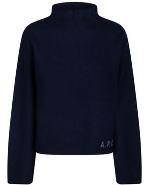 A.P.C. Turtlenecks - Blue
