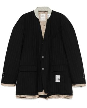 Maison Mihara Yasuhiro Light Jackets - Black