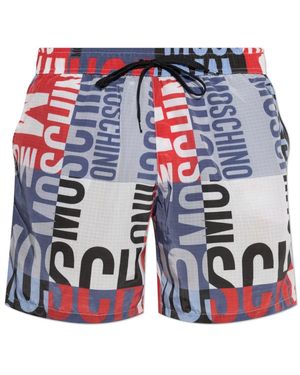 Moschino Badmode ,Veelkleurig ,Zwemshorts - Blauw