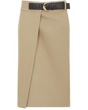Bottega Veneta Faldas Neutras Aw 24, Mujer, Talla - Neutro