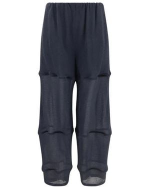 Giorgio Armani Straight Trousers - Blu