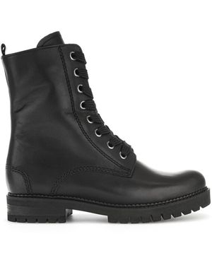 Gabor Combat Boots - Schwarz