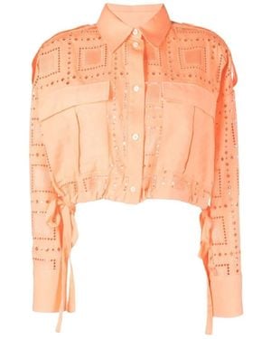 MSGM Shirts - Orange