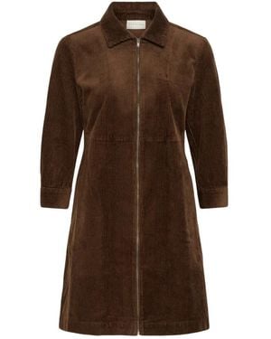 Kaffe Shirt Dresses - Marrón