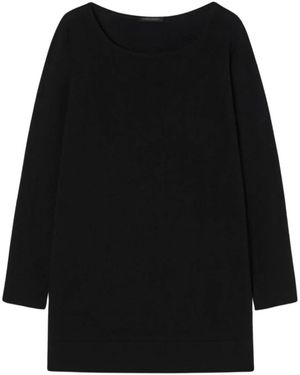 Marina Rinaldi Luxe Merinowol Oversized Trui - Zwart