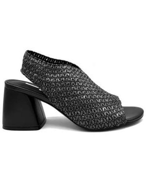 Jeannot High Heel Sandals - Black