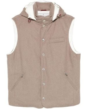 Brunello Cucinelli Outwear Waistcoats - Grey