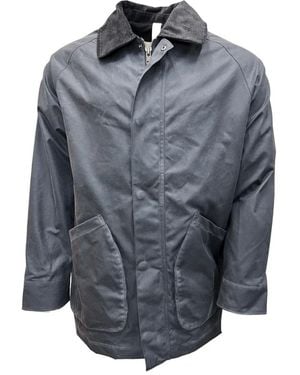 Brixtol Textiles Kit Waxed Jacket - Grijs