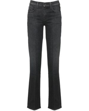 Mother Jeans ,Zwart ,Katoen Mid Rise Rambler Jeans - Grijs