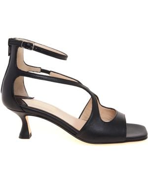 Anna F. High Heel Sandals - Blue