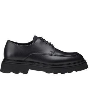 Doucal's Laced Shoes - Black