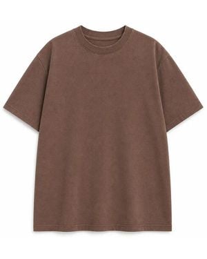 A.P.C. Tops ,Bruin ,Katoen Printemps 26 T-Shirt