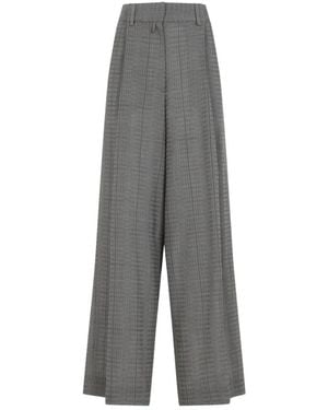 Dries Van Noten Wide Trousers - Gris