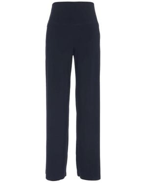 Norma Kamali Wide Trousers - Bleu