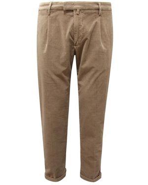 BRIGLIA Slim-Fit Trousers - Neutro