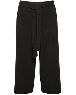 Kaffe Cropped Trousers - Black