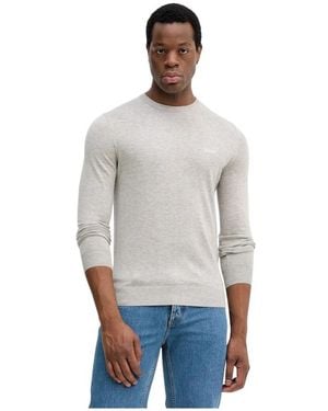 Guess Round-Neck Knitwear - Gris