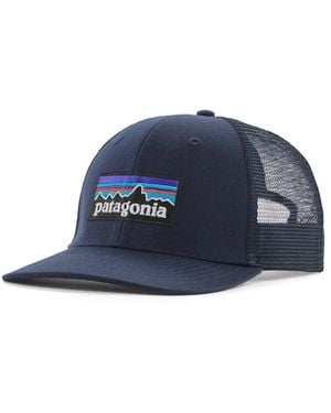 Patagonia P-6 Logo Trucker Cap - Blau