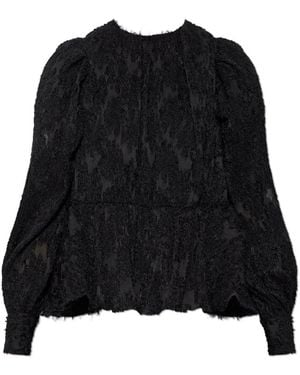 Ganni Blouse - Zwart