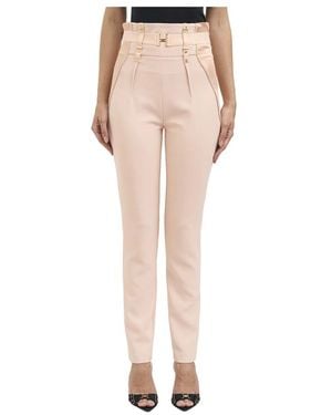 Elisabetta Franchi Slim-Fit Trousers - Rosa
