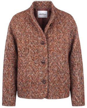 Ottod'Ame Jassen ,Bruin ,Tweed Tweed Jas